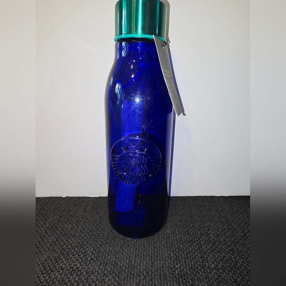 Starbucks Other - Starbucks NWT blue glass water bottle.